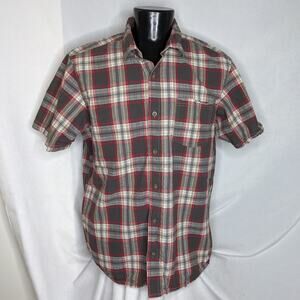 Red Head Plaid Flannel Shirt Men's XL Long Sleeve Button Up Casual Outdoor Work